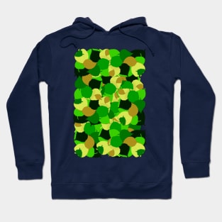 Pattern leaves yellow green Hoodie